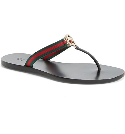 gucci women's flip flops|flip flops thongs gucci women.